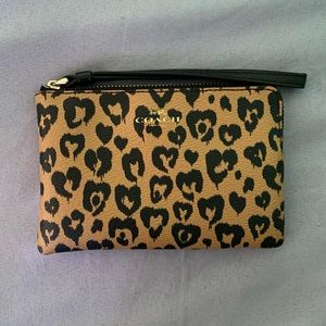 Coach Cheetah Print Coin Purse